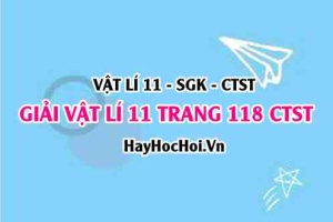 Giải Vật lí 11 Chân trời sáng tạo trang 118 SGK